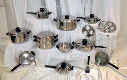 27 pc. waterless cookware